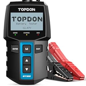 TOPDON BT100 バッテリーテスター 12V バッテリーチェッカー 100-2000 CCA