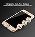 iPhone SE Case, COOLQO® Full Body Coverage Ultra-Thin Hard Hybrid Plastic with [Slim Tempered Glass Screen Protector] Protective Case Cover for Apple iPhone SE (2016) & iPhone 5/5S (Rose Gold)