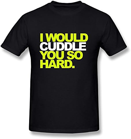 WSB Men's T-shirts Cool Cuddle Hard Custom Made Tees Black Size XXL