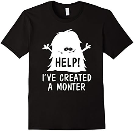 Men's Help! I've created a monster T-shirt Small Black
