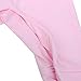 chinatera Baby Girls Fall Clothes Love Printed Long Sleeve Cotton Soft Romper Newborn Jumpsuit (6-12 M, Pink)