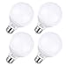 Seealle Vanity Light Bulbs, G25 50W LED Globe G25 E26 Bulb Equivalent, 2700K Warm White, Medium E26 Base, Non-Dimmable, Make Up LED Light Bulbs for Bedroom Washroom Mirror(Pack of 4)