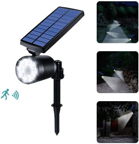Solarleuchte mit Bewegungsmelder Außen LED Superhelles Bewegung