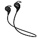 HONGYU Sweatproof Bluetooth Wireless Headphones with Stereo Sport Microphone Handsfree for iPhone iPod Android Smart phones and Bluetooth Devices(Black)