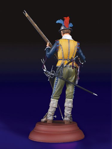MiniArt 1/16 Scale Netherlands Musketeer. XVII c. - Historical Figures Series Plastic Model Kit #16010 - Thumbnail 4