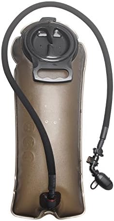 Hydration Pack Bladder Water Storage 3L Military Quality Water Reservoir Wide-Opening Fit Most Backpack Tastefree BPA FDA Approved Free for Traveling Biking Hiking Outdoor Event (Coffee Color)