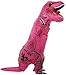 Perfect Jurassic park dinosaur giant t-rex dinosaur inflatable costumes for Adults Hot Pink AS