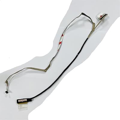 fqparts Laptop Screen Display Video Flex Cable for DELL G15 5511 0MRXG0 Black