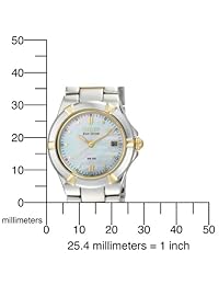 Citizen EW1534-57D Eco-Drive Riva reloj de dos tonos para mujer