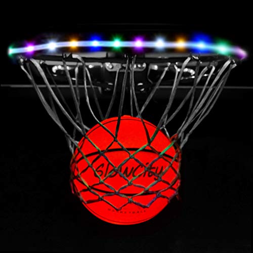 GlowCity Light Up LED Rim Kit with LED Basketball Included - Multi Color, Size 7 Basketball (Official Size) - Thumbnail 6