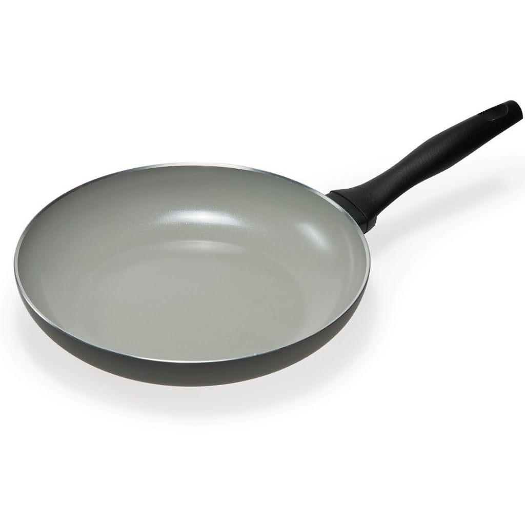 Moneta Melodia Finegres Frying Pan 24 cm, Natural FineGres Coating (NO PFAS), Also Suitable for Induction. 100% Made in Italy