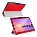 Tab 3 10 Case, JETech® Gold Slim-Fit Smart Case Cover for Samsung Galaxy Tab 3 10.1 (10 Inch) Tablet PC with Auto Sleep/Wake Feature (Galaxy Tab 3 10.1, Red)
