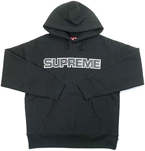 Amazon Supreme シュプリーム 18aw Perforated Leather Hooded Sweatshirt パーカー 黒 M 並行輸入品 トレーナー パーカー 通販