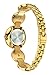 Versace VERF00618 Medusa Stud Icon Ladies Black Dial Gold-Tone Stainless Steel Watch