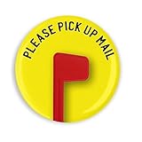 Red Flag with Bright Yellow Background Please Pick