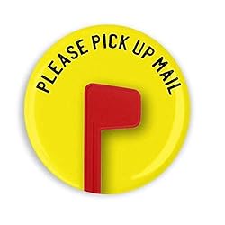 Red Flag with Bright Yellow Background Please Pick