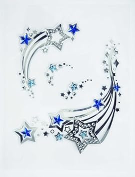 Shooting Star Stickers Tattoo It Laptop Stickers Toy