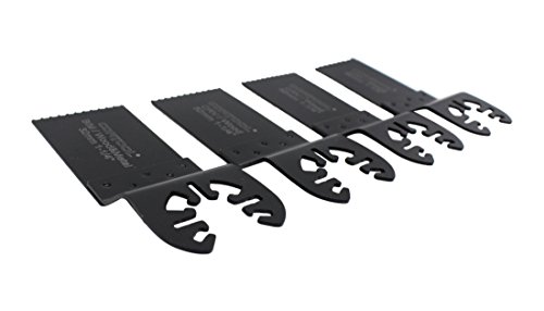 7 Pcs Precision Oscillating Multitool Blades Set Quick Release Oscillating Multifunction Saw Blade Fit Universal Porter Cable Bosch Black & Decker Dewalt Multimaster Vibration Saw Blade TF59100027