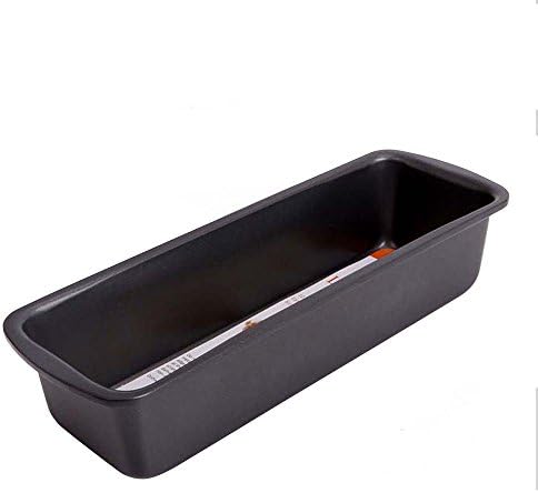 BESICA Black Carbon Steel Loaf Pan 10inch Baking Mold Bread Box