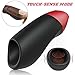 2019 New Electric Male Masturbator Cup with Automatic Induction and 10 Powerful Vibrations Modes, Fondlove 3D Realistic Texture Heating Blowjob Stimulator for Men Masturbation Oral Sex Pleasure