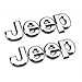 2pcs B026-S Car Styling Accessories Chromed Emblem Badge Decal Sticker JEEP For Cherokee Patriot Wrangler Compass