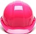 Pyramex HP14170 Hi Vis Pink Standard Shell 4 Pt Ratchet Suspension, One Size