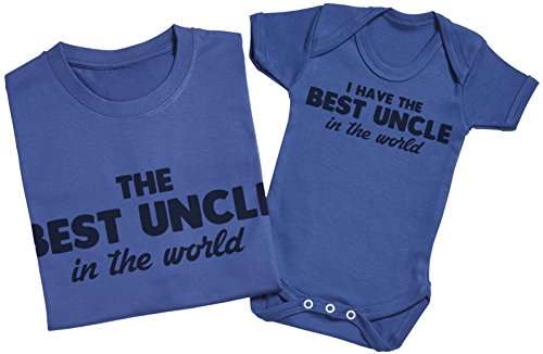 I Have The Best Uncle In The World - Maak een set - Gecoördineerde cadeauset voor vader en baby - oom-T-shirt en… - Image 3