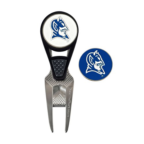 Duke Blue Devils CVX Golf Ball Mark Repair Tool and 2 Ball Markers
