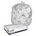 Genuine Joe GJO01014 Low-Density Star-Bottom Trash Can Liner, Coreless Roll, 60 Gallon Capacity, 58