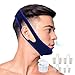 KS-HEALTH Anti Snoring Chin Strap and Snoring Solution Nose Vents-Adjustable Stop Snoring Sleep Aid for Men and Women-1 Chin Strap and Bonus 4 Set Nose Vents Snore Stopper