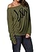 Plus Size Womens Tops Off Shoulder Pullover Sweatshirt Love Letter Printed