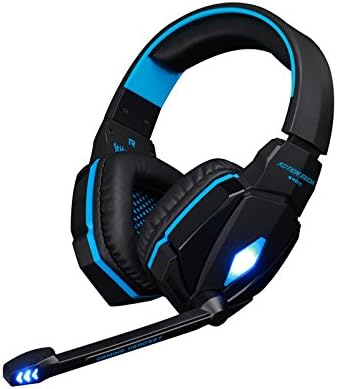 Fokine G4000 Pro USB 3.5mm Gaming Headset for PS4 Xbox on PC Stereo Sound Headphones with Noise Reduction Mic and LED Light