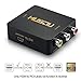 Musou 1080P HDMI to RCA Composite AV Video Audio Converter Support NTSC/PAL for Xbox One,Blu-ray,DVD,PS4,Roku,Chromecast,Laptop,Amazon Fire TV Stick,Apple TV,Black111