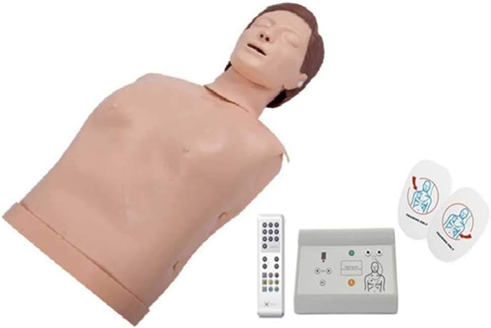 MKULOUS Professional CPR Manikin Kit with Defibrillators Medical Accessories,for Medical Training Teaching