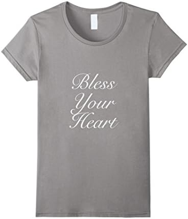 Women's Bless Your Heart Shirt Medium Slate