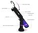 Cordless Rechargeable 2200mAh COB LED Flashlight 650Lm 7W Work Light Lamp Magnetic Support Stand Swivel Hook Great for Camping Household Workshop Automobile (Blue)