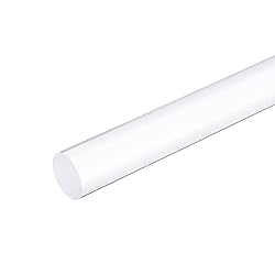 MECCANIXITY Acrylic Round Rods 13/16" x 12" Clear