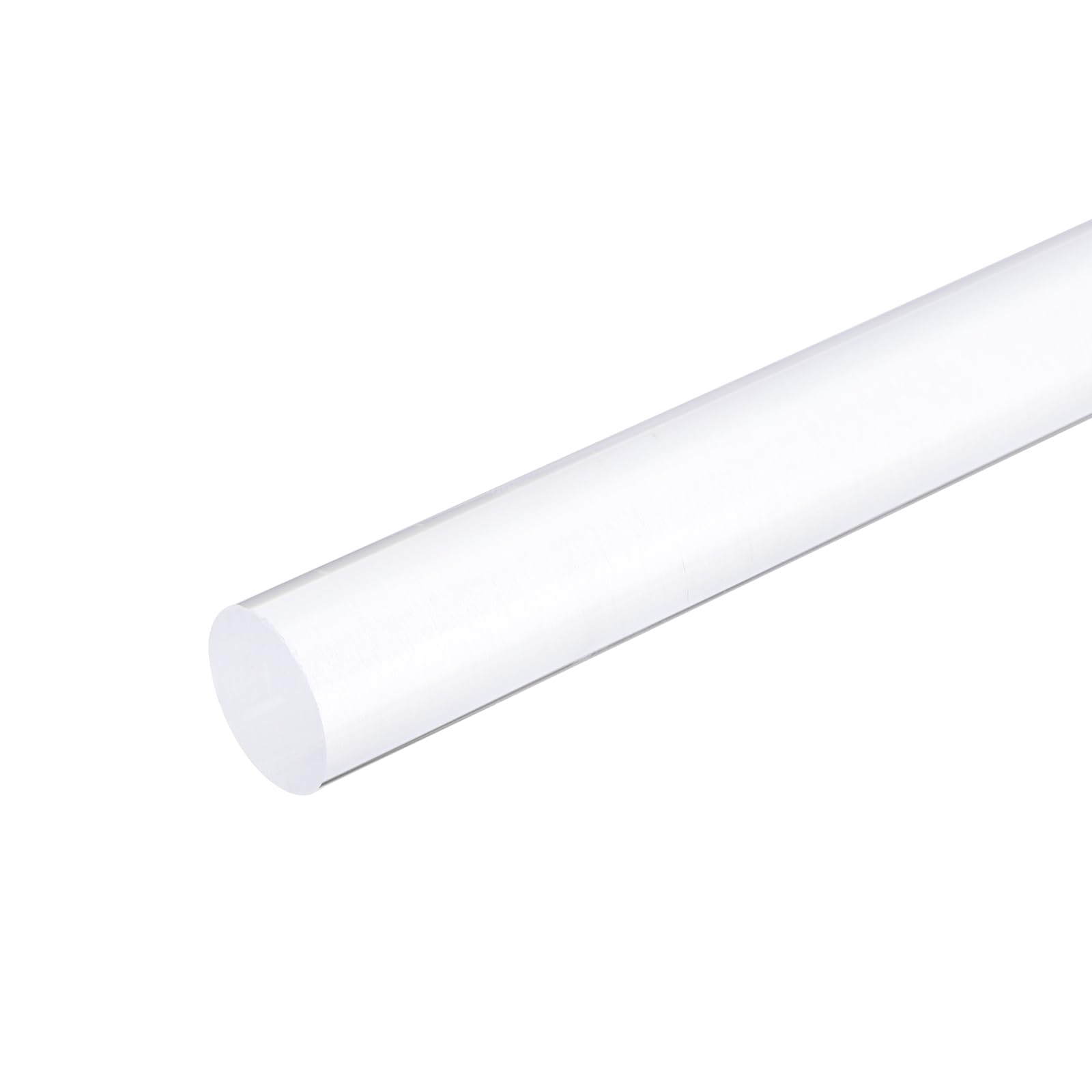 MECCANIXITY Acrylic Round Rods 13/16" x 12" Clear