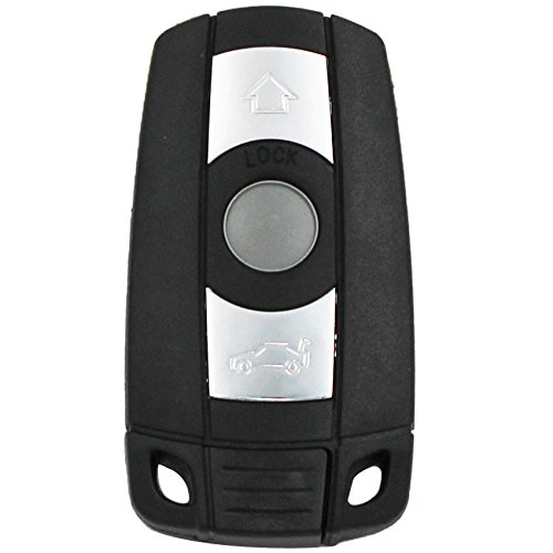 Ecusells Remote Key Case for BMW 1 3 5 6 Series Smart Key Shell Blade Fob E90 E91 E92 E60