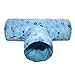 Rypet Small Animal Play Tunnel, Collapsible Pet Toy Tunnel for Hamster, Babay Guinea Pig, Mice, Rats…