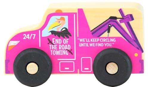 Maple Landmark Scoots - Tow Truck - Made in USA