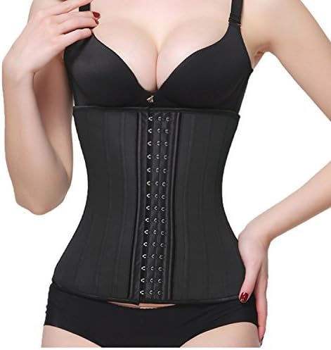 TRAINER SECRET Women's Waist Trainer Corset Plus Size Steel Boned Latex for Weight Loss Body Shaper