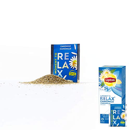 Lipton Kamille Kräutertee (sanft, wohltuend), 1er Pack (1 x 25 Teebeutel) – Bild 4