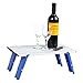 Portal Compact Folding Side Camping Table, Roll Up Adjustable Portable Utility Table for Picnic Travel, Beach Sandthumb 4
