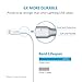 Anker Powerline+ Lightning Cable (6ft) Durable and Fast Charging Cable [Double Braided Nylon] for iPhone X / 8/8 Plus / 7/7 Plus / 6/6 Plus / 5s / iPad and More(White)