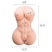 Y-NOT Male Masturbator Women Torso Sex Toys Realistic Life Size Sex Love Doll Sex Dolls with Breasts Butt Tight Vigrin Pussy Ass Adult Toys for Men Sexual