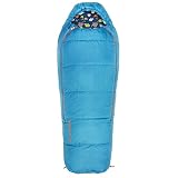 Kelty Woobie 30 Degree Kids Sleeping Bag, Blue, Short, Stuff Sack Included - Children's Sleeping Bag Ideal for Sleepovers, Camping, Backpacking and More