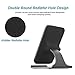 Vesena 7.5W 10W Fast Wireless Charger Aluminium Stand, 7.5W Fast Charging for iPhone8/ 8Plus/ X/XR/ XS/XS Max, 10W Highly Working for Samsung S7/ S8/ S9/ Note8/ Note9 and Other Qi Devices