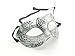 Retro Roman gladiator Halloween party masks Silver Men's Masquerade mask by friendshops