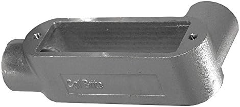 Calbrite - S61000LR00 - LR-Style 1 Conduit Outlet Body with Cover, Threaded Stainless Steel, 11.0 cu. in.